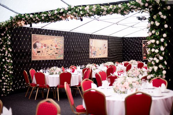 The Star Chambers Reception Marquee, Stone Court House